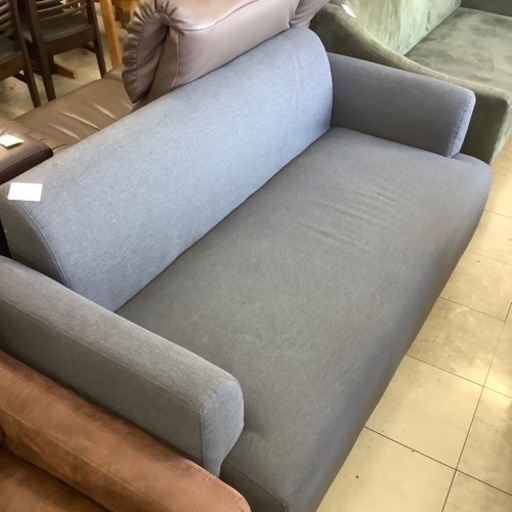 2人掛けソファー　グレー