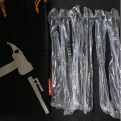 ペグ スチールペグ 6本セット キャンプ アウトドア 登山の画像