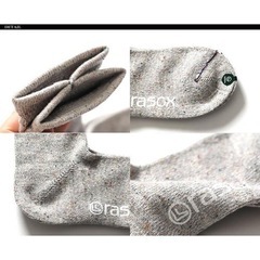 半額🔥rasox 靴下2個セット　22〜24cmの画像