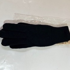 無印良品　カシミヤ手袋　黒　Mサイズ　未使用品の画像