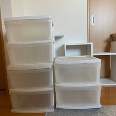 譲ります！収納ケース3個セット