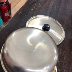 未使用品　浅型鍋　ツルマル印　両手　26cm   料理　現品限り　人気商品‼︎の画像