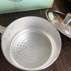 未使用品　打出鍋　片手鍋　ダイヤモンド　18cm   料理　調理　コック　お買得‼︎の画像