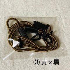 パラコード ネックストラップ ストラップホルダー クリアホルダーカード付の画像