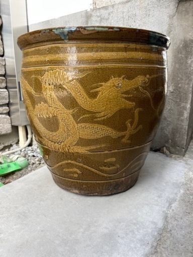 アジアン　大鉢　植木カバー