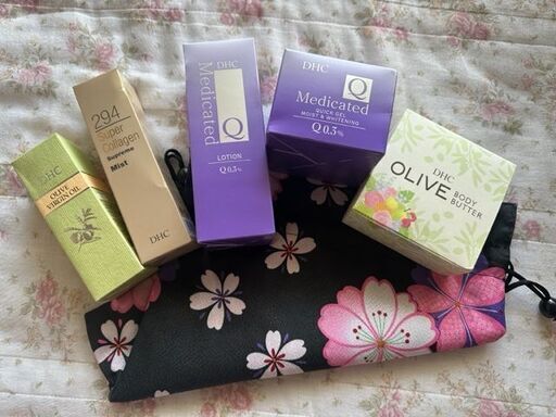 DHC 未使用未開封　薬用Qローション、ジェル、オリーブボティバター、バージンオイル、コラーゲンスプリームミスト　セット