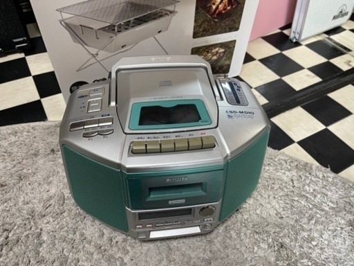 【リサイクルサービス八光　田上店】アイワ　CD MD ラジカセ　CSD-MD10
