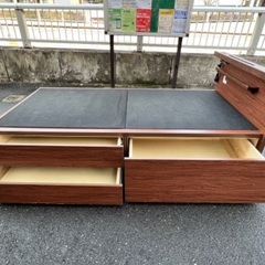 (A-a16)￥3300(税込)ブラウン　シングルベッドフレーム...