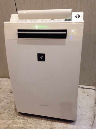 ★6903★SHARP　シャープ　加湿空気清浄機　KI-FX55-W　 高濃度プラズマクラスター　しゃべる空気清浄機　加湿