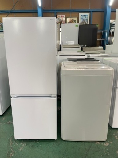 決まりました‍♂️新生活応援♪2021年製☆156L☆7kg中古品ですが使用頻度少なめのセット