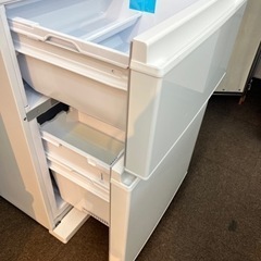 【配送・設置無料】★2022年製・美品★ 三菱/MITSUBISHI【 幅60cm 330L 3ドア冷蔵庫 3ドア /右開きタイプ 】MR-C33H-W ホワイトの画像