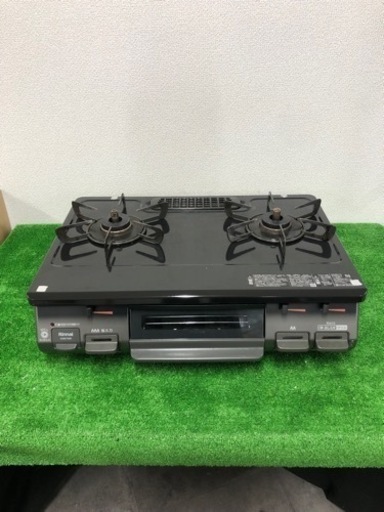 【中古品】リンナイ ガスコンロ 2020年製 KSR670BKL LPガス