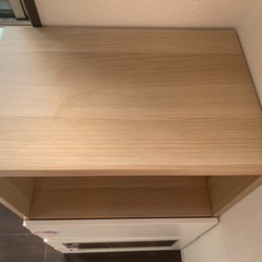 お譲り先決まりました　IKEA 食器棚　レンジ台　キチン収納　無料　あげますの画像