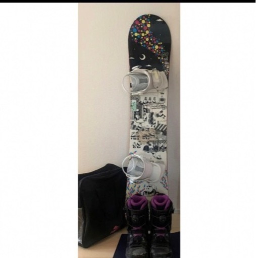 ウィメンズ　初心者向けスノーボード3点セット　SALOMON UNION K2