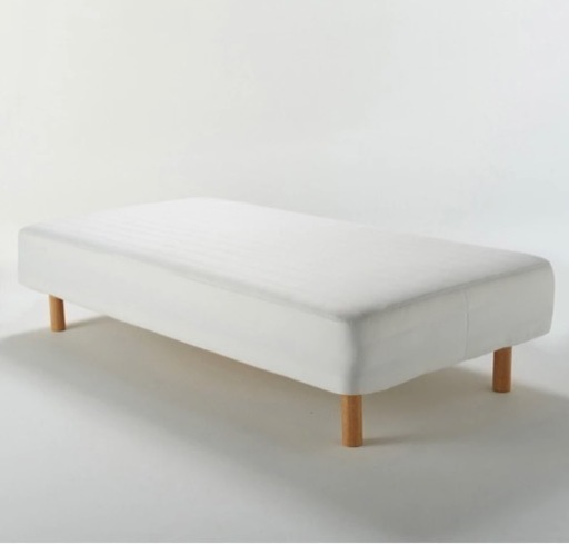 [決まりました] 無印良品 脚付マットレス 3点セット 高密度ポケットコイル トッパー&脚付き セミダブル