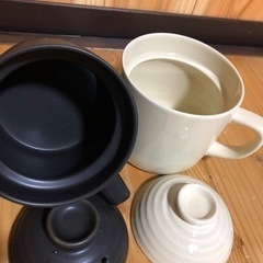 白は未使用★レンジで簡単、炊飯調理マグ(各300円の画像