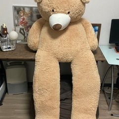 値下げしました！特大くまのぬいぐるみ　配送可能