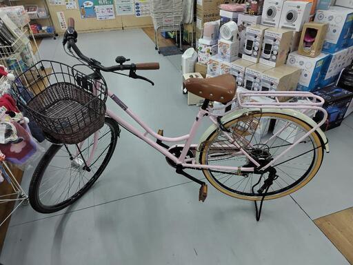 J003★サドル使用感★軽快自転車★LUPINUS★6段変速★LEDオート★26インチ