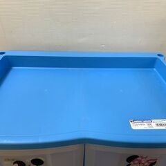 【リサイクルストアスターズ城西店】収納ケース 2段 収納家具 子ども用品 青の画像