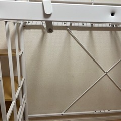 美品☆階段付きロフトベッドの画像