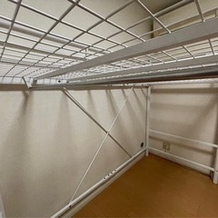美品☆階段付きロフトベッドの画像