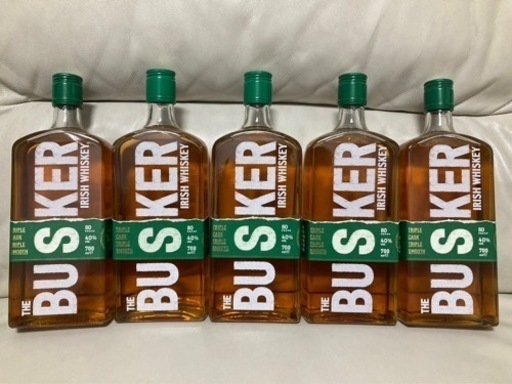 【決まりました】未開栓　バスカーアイリッシュウイスキー5本（引取希望）