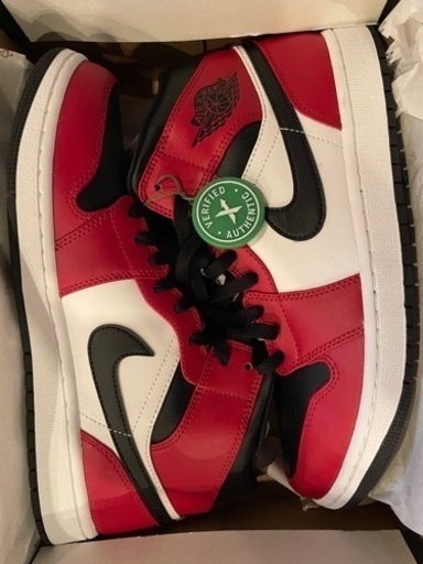 ジョーダン1 ミッド　シカゴブラックトゥー　27.0