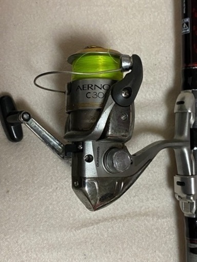 シマノリール、竿ダイワ