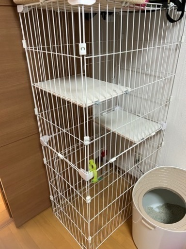 決まりました。ペット用ゲージ猫用‍⬛