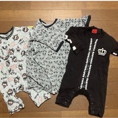 (決まりました)新生児 まとめ売り 男の子 ロンパース 肌着 秋冬(＋1000円で防府市、宇部市の指定の場所までお届け)の画像