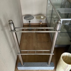 御影石　スチール塔婆立て