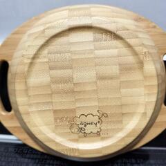 【美品】アグニー 木製皿（どんぶり皿）の画像