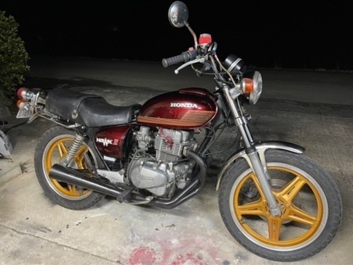 ホンダ　CB250T 国内物　ホーク　5速キック付