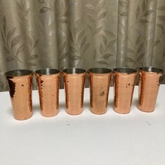 銅製タンブラー　６個セット
