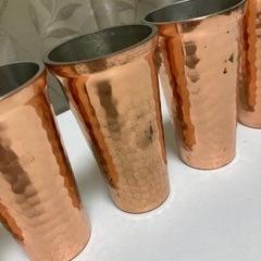 銅製タンブラー　６個セットの画像