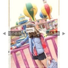 めちゃ可愛くま耳付きボアフード中綿ベストアウターの画像