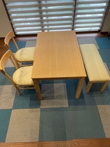 【受付終了】ダイニングテーブル　セット　超美品　実物確認可能。実際に確認したい方いつでもお問合せください。