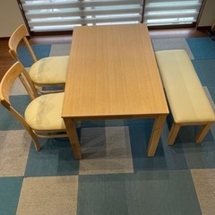 【受付終了】ダイニングテーブル　セット　超美品　実物確認可能。実際に確認したい方いつでもお問合せください。