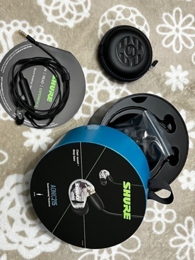 SHURE シュア AONIC 215 高遮音性イヤホン(有線タイプ) / SE215DYCL+UNI-A クリアー : カナル型/マイク・リモコン付