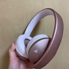 ワイヤレスサラウンドヘッドセット ローズ・ゴールド【値下げ中】