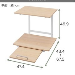 レンジ上ラック 冷蔵庫上ラック 温めた料理を置けるトレー付き キッチン収納の画像