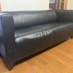 【170cm】大塚家具 イタリア製本革ソファの画像