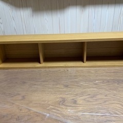 【取引中】無印良品 壁に付けられる家具 箱 88㎝ オーク材