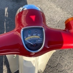 HONDAリトルカブ　AA01  赤の画像