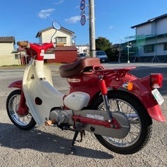 HONDAリトルカブ　AA01  赤の画像