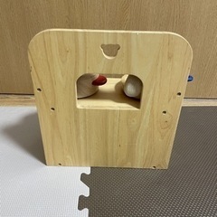 木のキッチンセットの画像