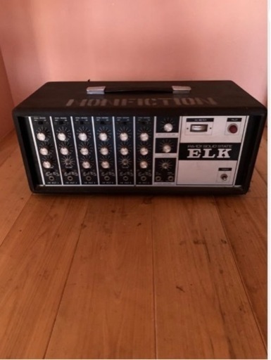 レア！ELK PA-101 SOLIDSTATE PA機器 パワードミキサーアンプ ベース ボーカル　ビンテージアンプ