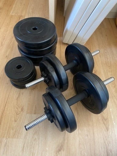4WAY トレーニングベンチ　ダンベルセット