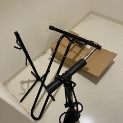 自転車メンテナンススタンド、空気入れ