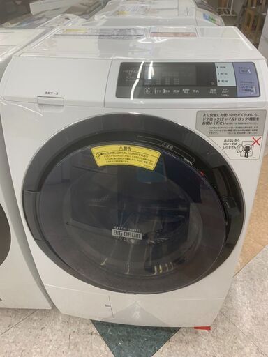 HITACHI/日立/10.0/6.0㎏ドラム式洗濯乾燥機/2017年式/BD-SG100B